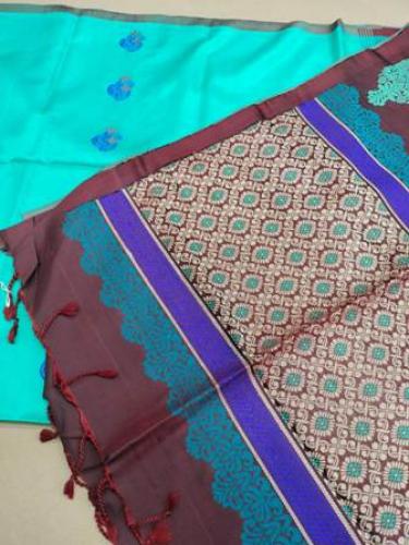 SOFT SILK SAREE WITH BLOUSE